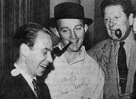 Carroll with Bing and Bob Burns